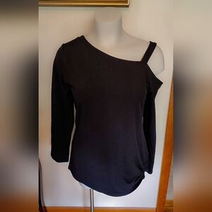 🖤 SHEIN Elegant Black Asymmetrical Blouse 🖤